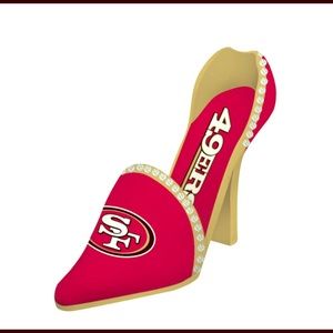 San Francisco 49ers show wine bottle holder